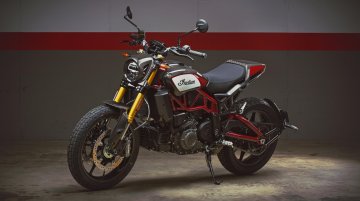 Indian FTR Carbon revealed, is inspired by the Indian F750 flat tracker