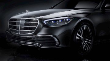 Next-gen 2021 Mercedes S-Class teased, front end officially revealed