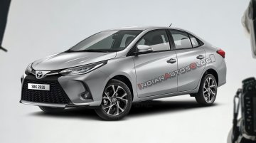 2021 Toyota Yaris sedan imagined - IAB Rendering