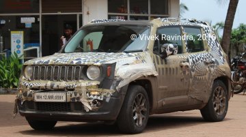 Jeep Renegade spied in India again as testing restarts - Report