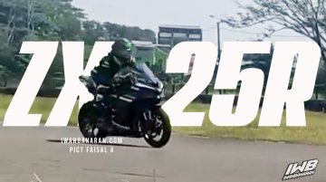 Kawasaki Ninja ZX-25R spotted on test on a race track - Report