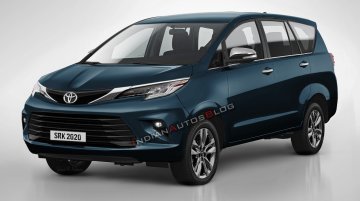 2021 Toyota Innova Crysta facelift - IAB Rendering