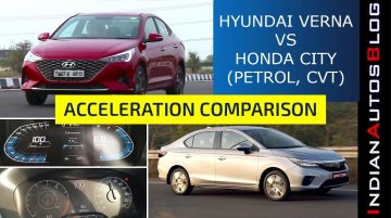 All-new Honda City vs 2020 Hyundai Verna 0-100 kmph Acceleration Run