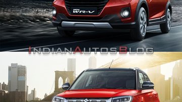 Honda WR-V vs. Maruti Vitara Brezza: Specs, features and prices compared