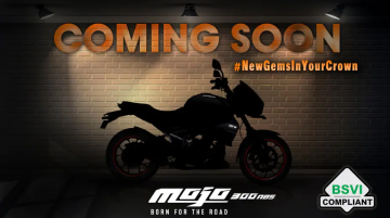 New BS6 Mahindra Mojo 300 teased, launch soon - IAB Report