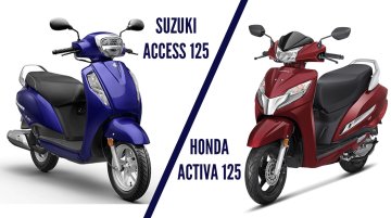 Suzuki Access 125 vs. Honda Activa 125 : The best of 125cc scooters compared