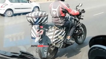 KTM 250 Adventure with touring accessories spied testing