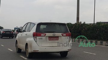 Toyota Innova Crysta CNG Spy Shots - Image Gallery