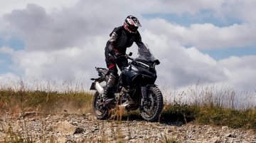 Ducati Multistrada V4 spotted testing in off-road conditions