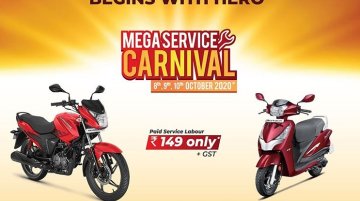 Hero MotoCorp announces a 3-day Mega Service Carnival for its customers