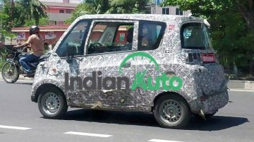 Mahindra Atom (Bajaj Qute rival) spied testing in near-production version