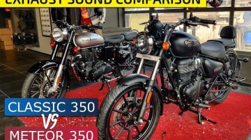 Royal Enfield Meteor 350 vs Royal Enfield Classic 350 - Exhaust Note