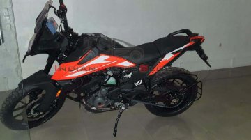 Upcoming KTM 250 Adventure spied at a dealership, launch soon