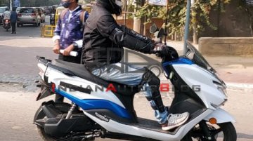 Suzuki Burgman Electric testing continues; clearest spy shots yet