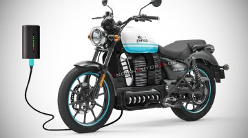 Electric Royal Enfield Meteor Imagined - IAB Rendering
