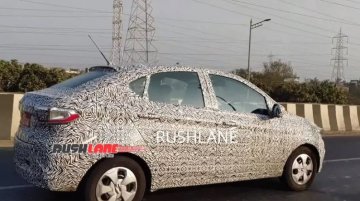 Tata Tigor Turbo Petrol Spied Testing For The First Time!