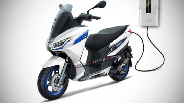 Aprilia SXR electric scooter rendered; could this be the new Aprilia eSR1?