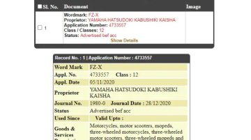 Yamaha FZ-X name trademarked in India; could it be for a new ADV tourer?