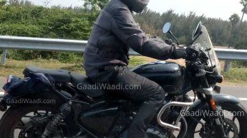 New 650cc Royal Enfield Cruiser spied once again; new features revealed