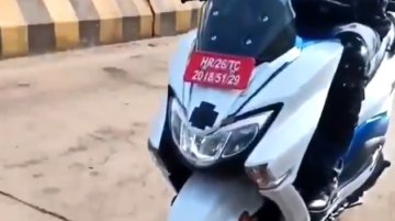 Suzuki Burgman Electric - Spy Shots