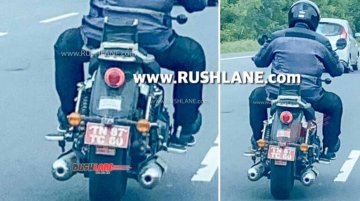 New 650cc Royal Enfield Cruiser testing continues; prototype spied again