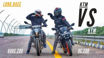 KTM 200 Duke vs KTM RC 200 - Top-End Highway Battle Amongst Siblings