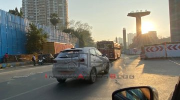 MG ZS Petrol (Kia Seltos-rival) Spied On Test in Mumbai