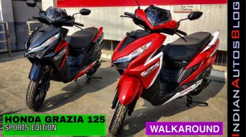 Honda Grazia 125 Sports Edition Detailed in Walkaround Video