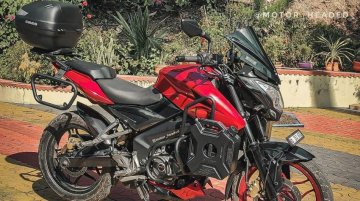 Bajaj Pulsar NS200 Neatly Modified for Long-Distance Touring