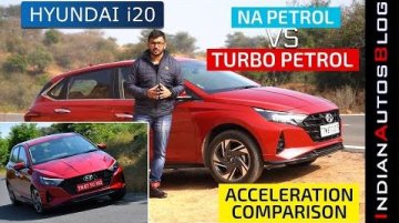 Hyundai i20 1.0L Turbo-Petrol vs 1.2L NA Petrol - Acceleration Comparison