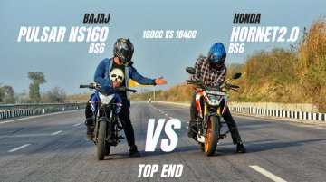 Bajaj Pulsar NS160 Goes Neck and Neck w/ Hornet 2.0 in Long Drag Race