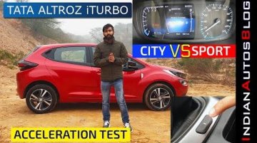 Do Sport and City Drive Modes On Tata Altroz iTurbo Make A Difference?