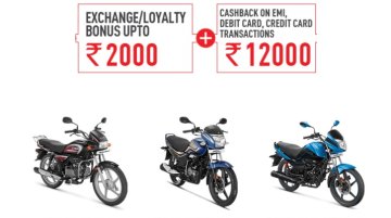 New Hero Splendor, Super Splendor, Splendor iSmart Offers Announced