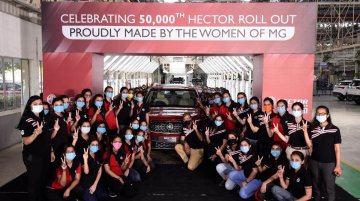 MG Hector Crosses 50,000 Production Milestone; Manufactured By All-Women Crew