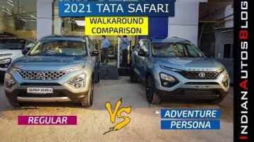 Tata Safari Adventure Persona vs Safari XZ+ - Video