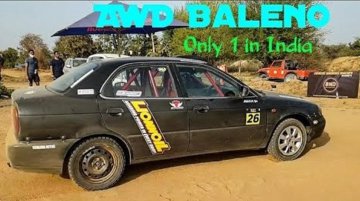 India's Only All-Wheel-Drive Maruti Baleno - The Original Sedan In Rally-Spec