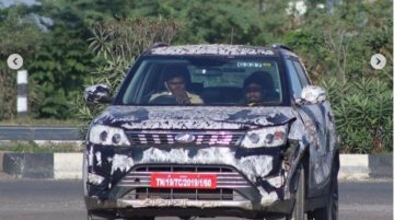 2021 Mahindra XUV300 Spied On Test - Could This Be The XUV300 Sportz?