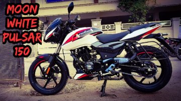 2021 Bajaj Pulsar 150 New White Colour Detailed in Walkaround Video