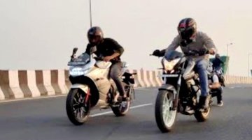 Bajaj Pulsar NS200 vs Suzuki Gixxer SF 250 - Naked vs Faired Drag Race