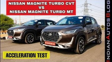 Nissan Magnite Manual vs CVT Acceleration - Can You Guess The Winner?