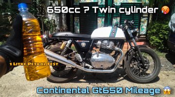 How Frugal is Royal Enfield Continental GT 650? – VIDEO