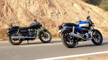 Royal Enfield Meteor 350 vs Honda H’ness CB 350 Exhaust Note Comparo