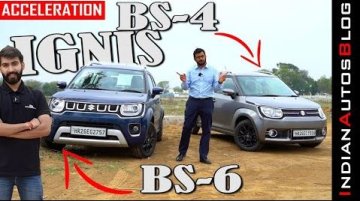 BS4 vs BS6 Maruti Ignis Acceleration Comparo - Has BS6 Update Made It Slower?