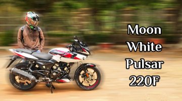 2021 Bajaj Pulsar 220F New White Colour Looks Alluring [Video]