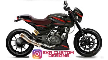 Bajaj Pulsar 150 Cafe Racer Avatar Looks Tempting - Rendering