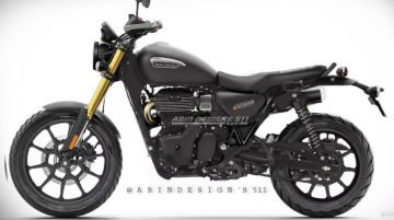 Royal Enfield Meteor 350 Scrambler Rendering Looks Purposeful