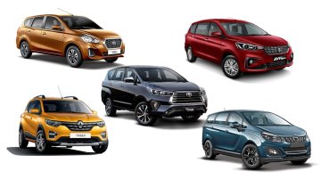 Top 5 Affordable MPVs Under INR 20 Lakh