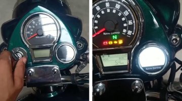 New Royal Enfield Classic 350 Instrument Console Detailed in Video