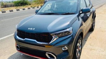 Kia Sonet Spotted With New Logo, Official Unveil on April 27