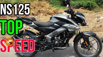 New Bajaj Pulsar NS125 Top Speed Test - VIDEO